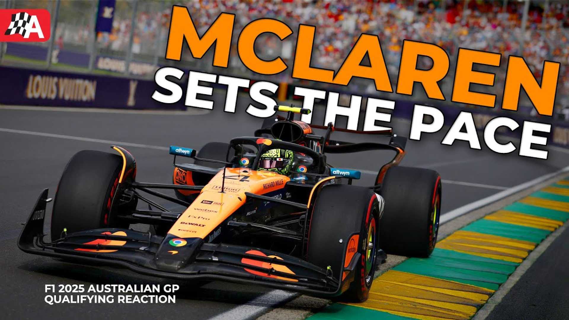 Mclaren F1 Australian Grand Prix Qualifying