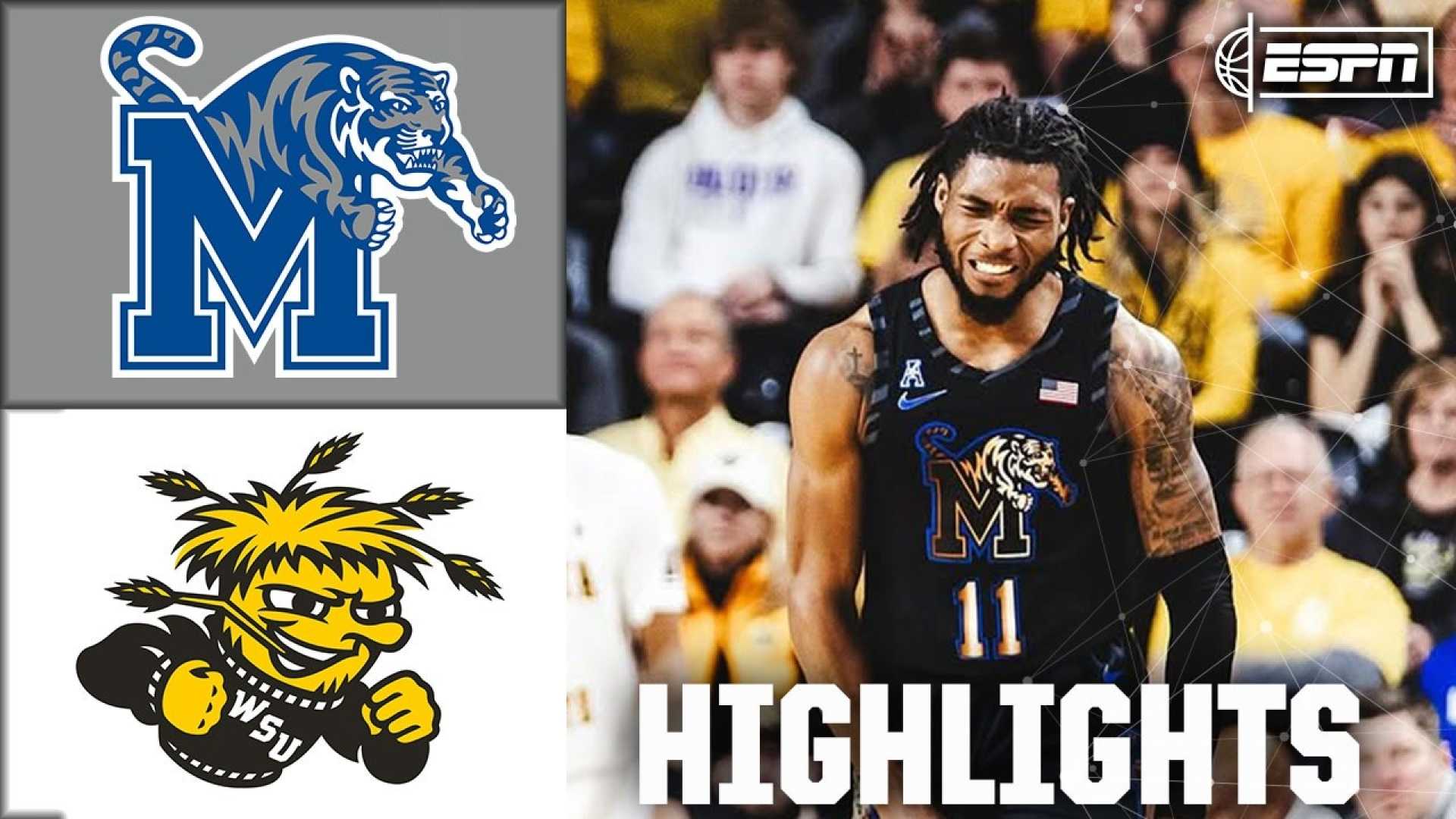 Memphis Tigers Versus Wichita State College Basketball