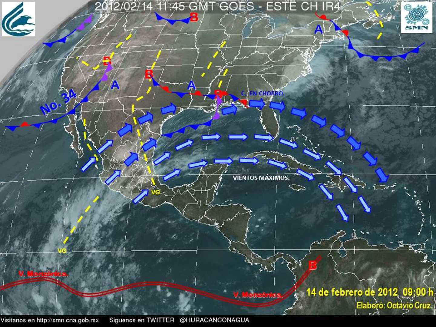 Mexico Cold Front Weather Forecast