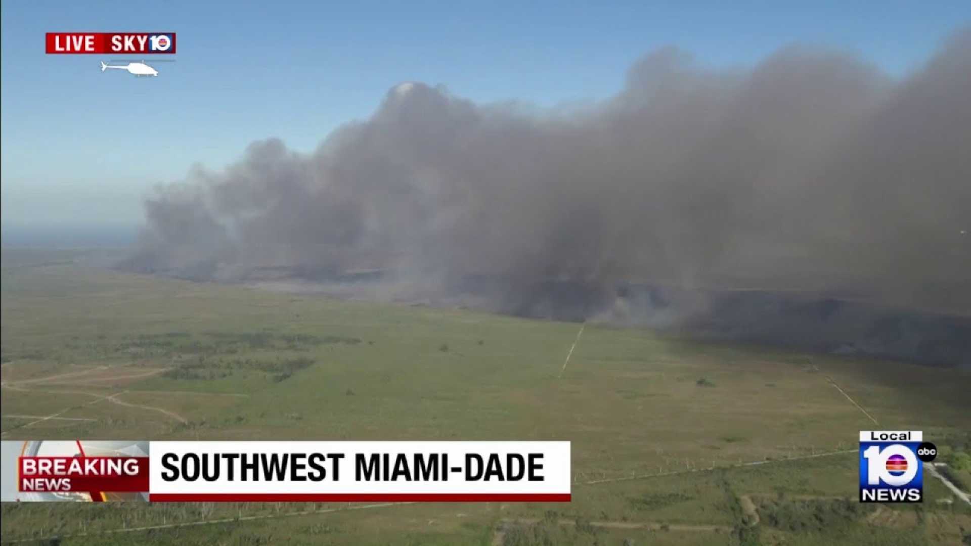 Miami Dade County Brush Fire Florida