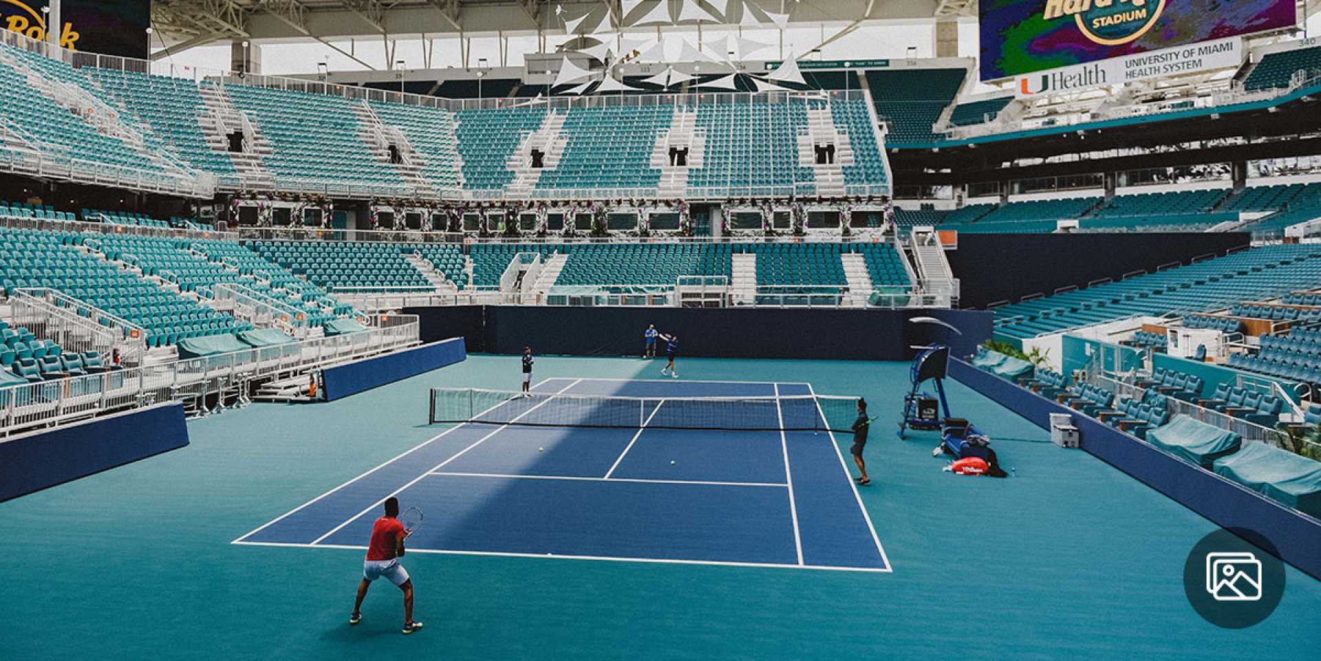 Miami Open Tennis Match Hard Rock Stadium