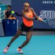 Miami Open Tennis Tournament Action