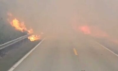 Miami Wildfire Smoke Florida Keys Roads