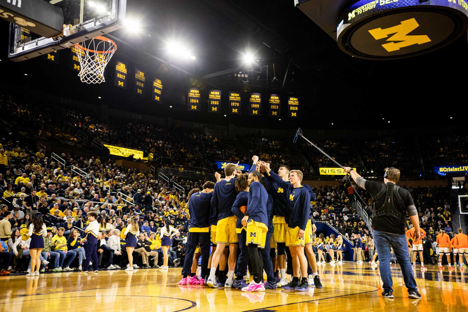 Michigan Basketball Team Defeated Maryland Game