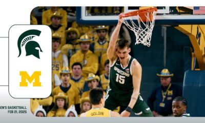 Michigan State Spartans Basketball Action