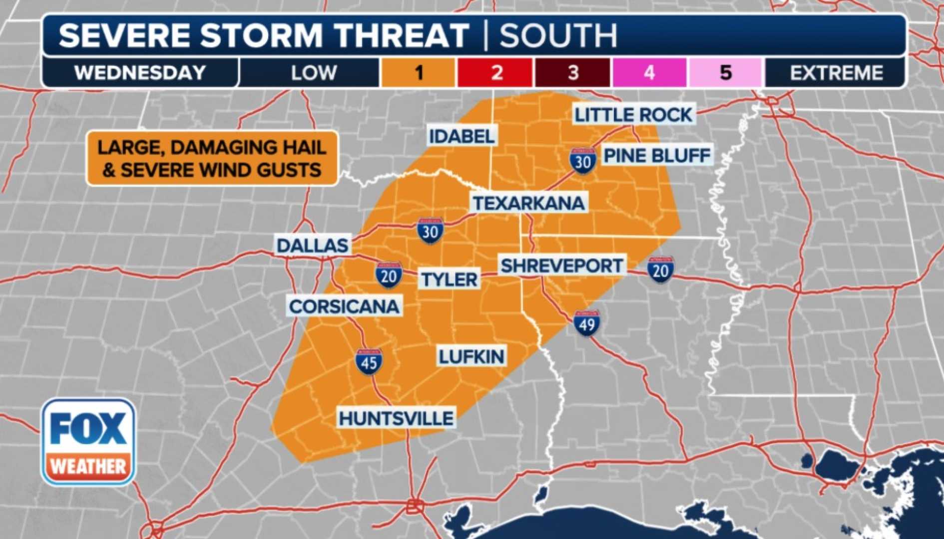 Mid South Severe Weather Forecast March 2025