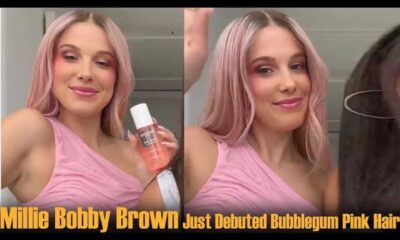 Millie Bobby Brown Pink Hair Transformation