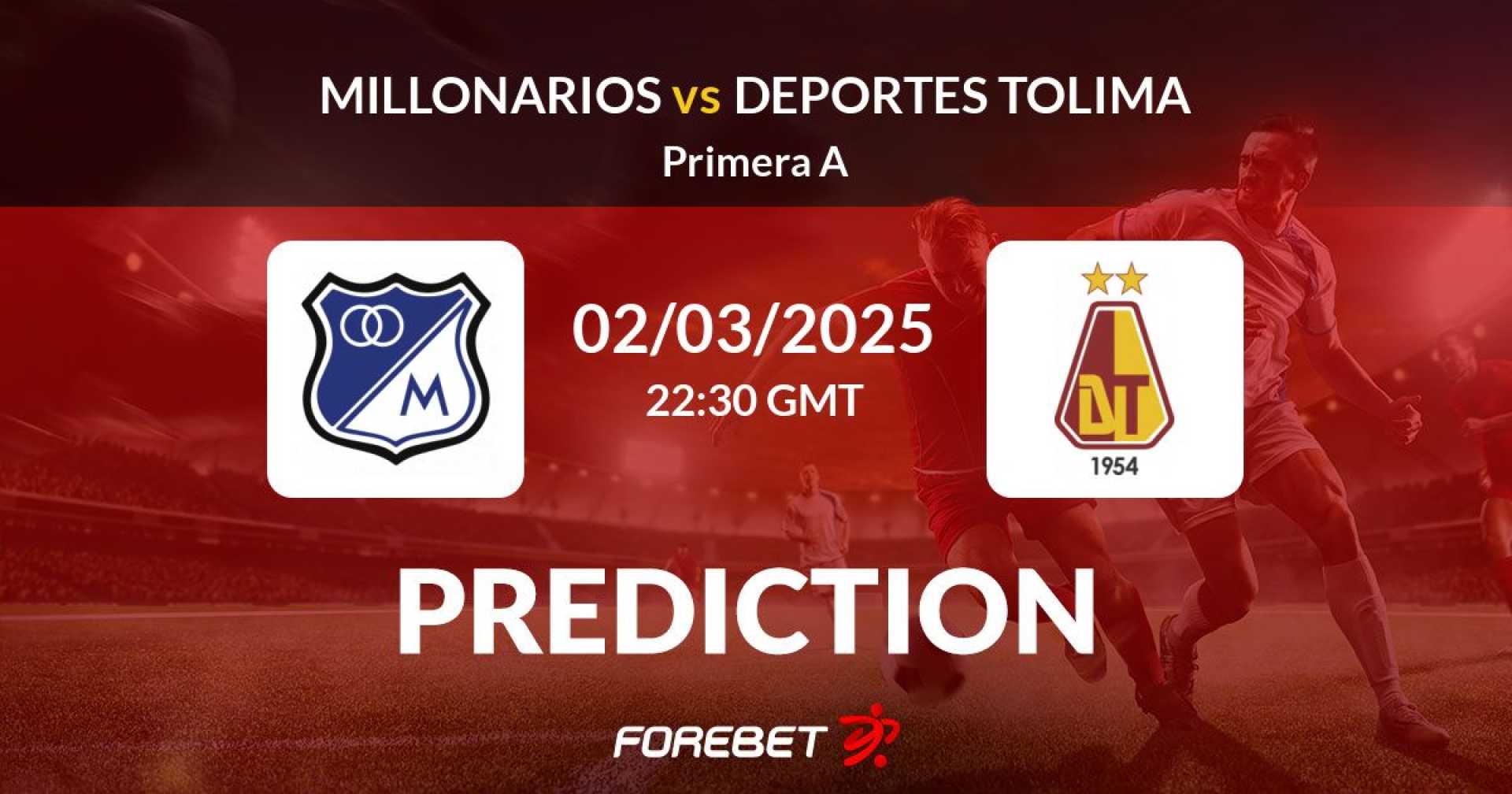 Millonarios Vs Deportes Tolima 2025 Football Match