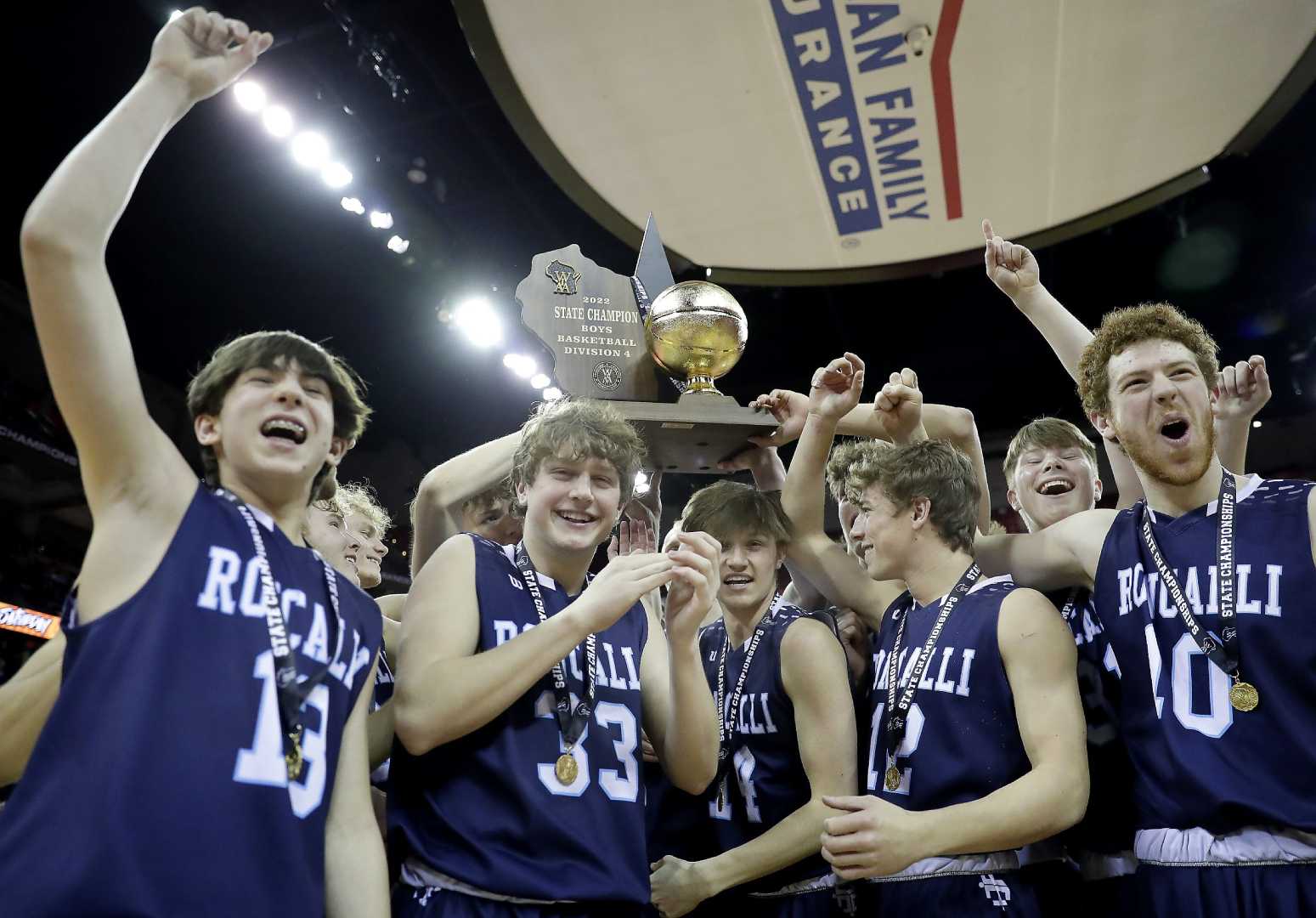 Milwaukee Academy Of Science Basketball Team Celebration