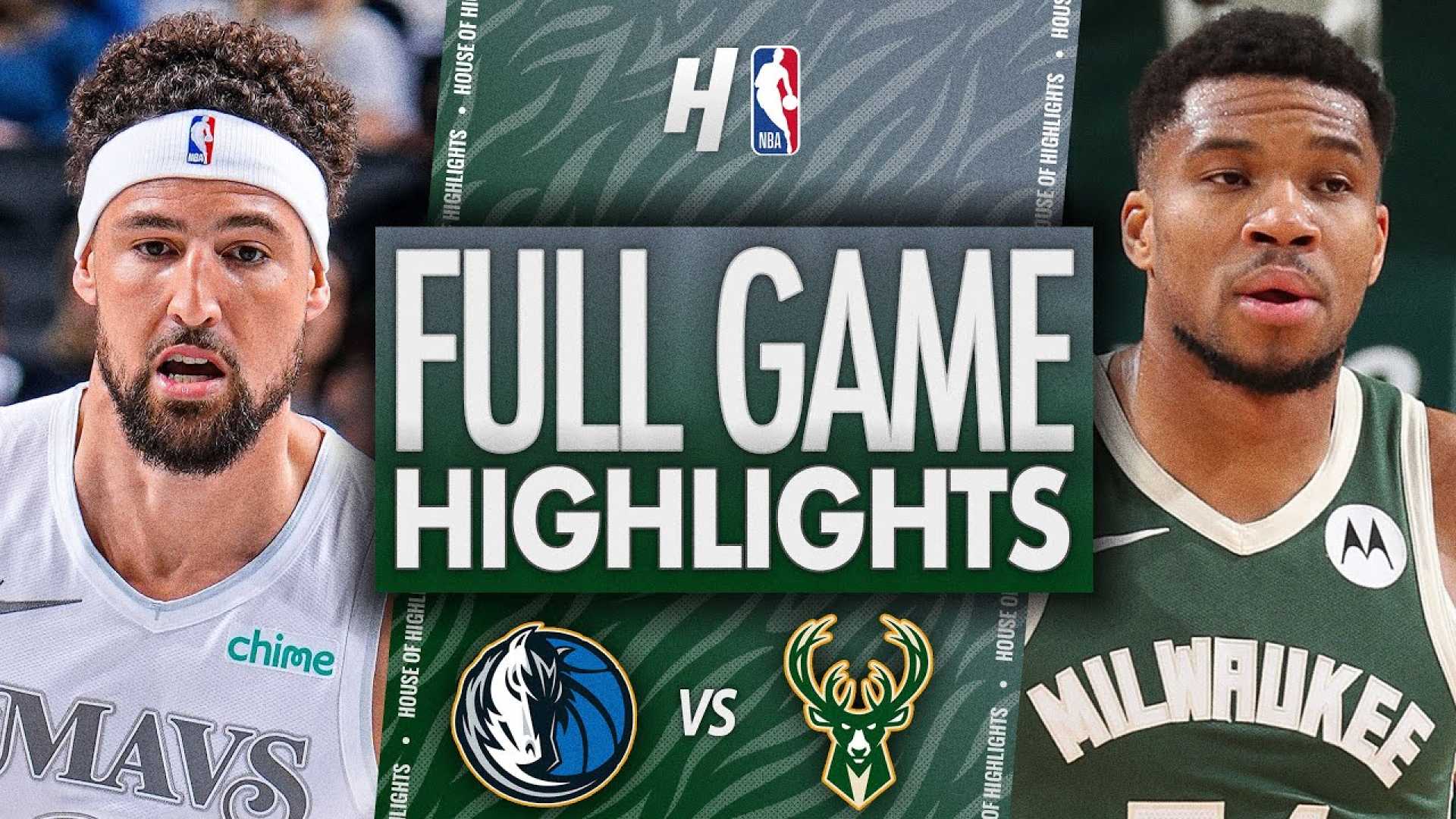 Milwaukee Bucks Vs Dallas Mavericks Game Highlights