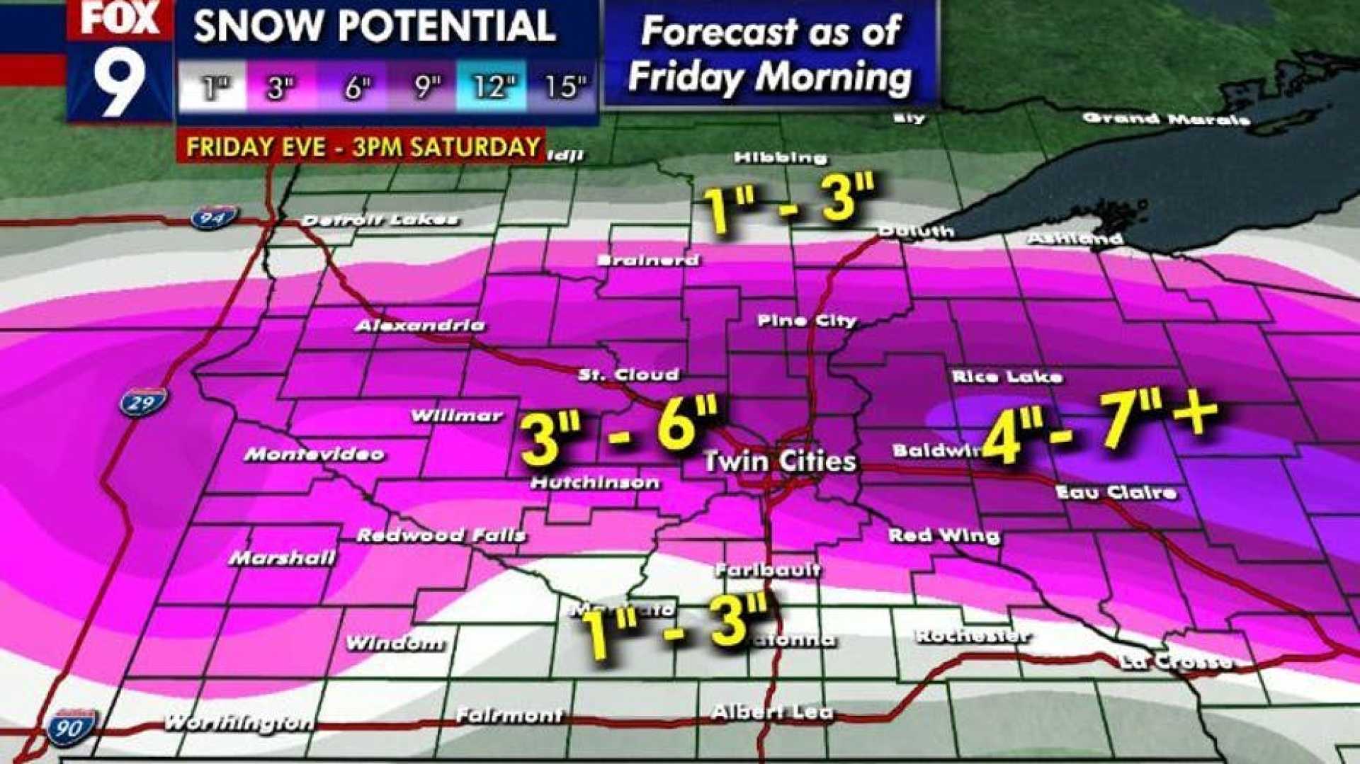 Minnesota Weather Snow Forecast