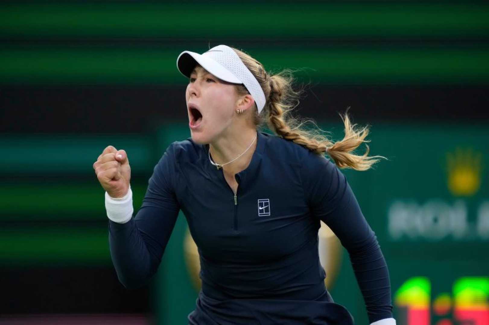 Mirra Andreeva Tennis Match Indian Wells