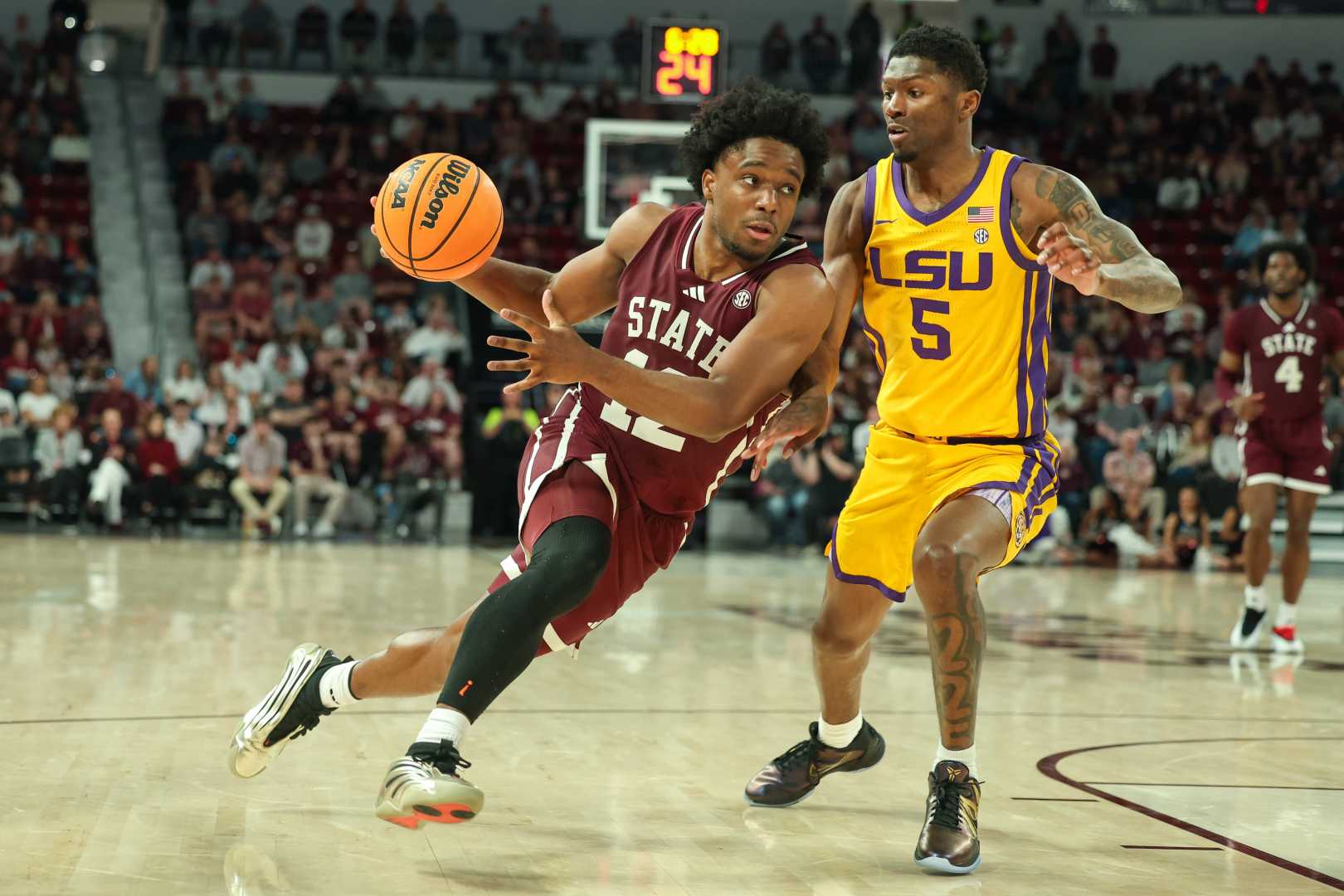 Mississippi State Vs Lsu Basketball Sec Tournament