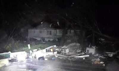 Mobile Home Tornado Damage Ada