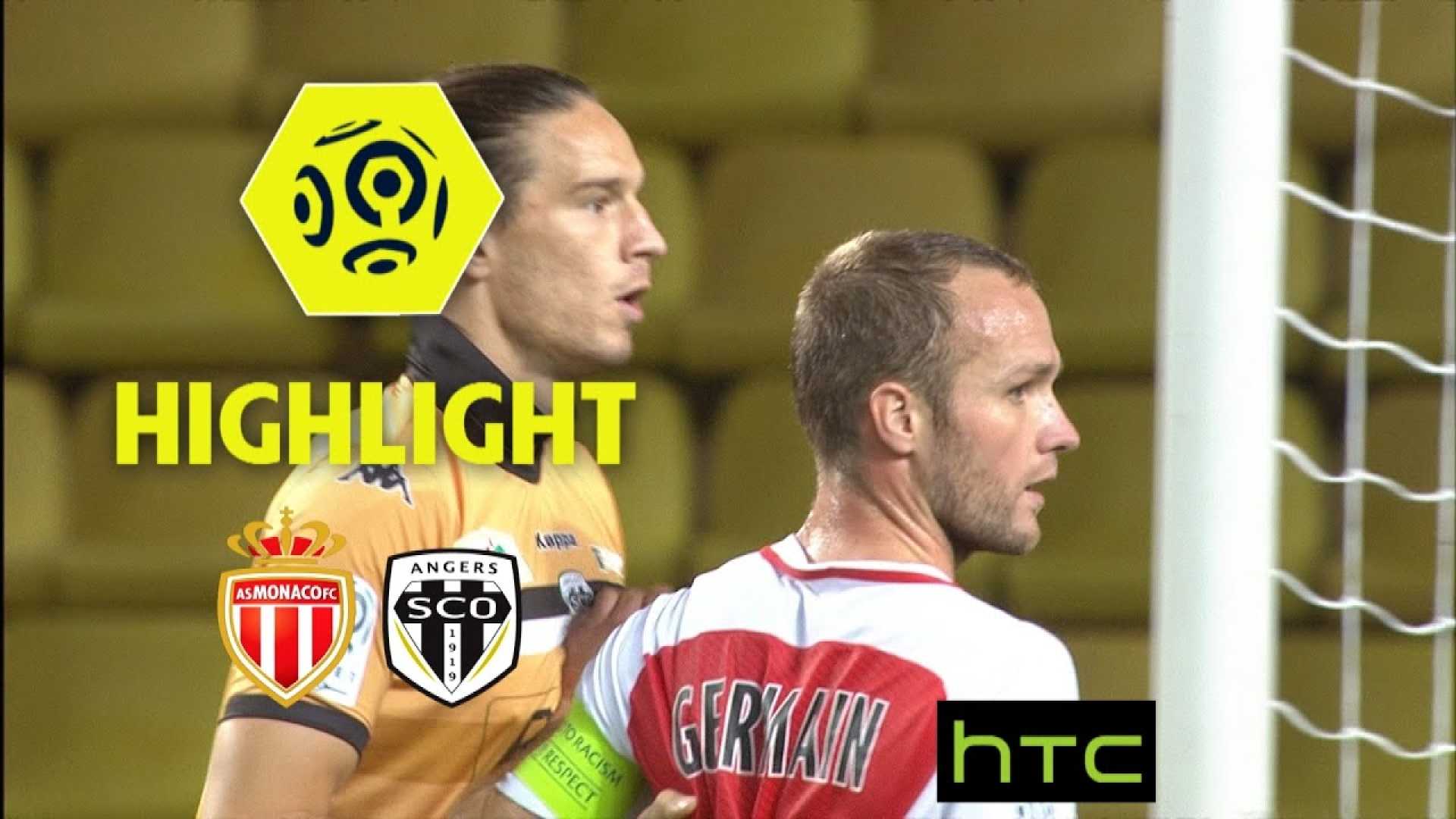 Monaco Angers Ligue 1 Match Highlights Action