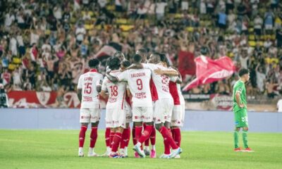 Monaco Football Team Celebrating A Goal