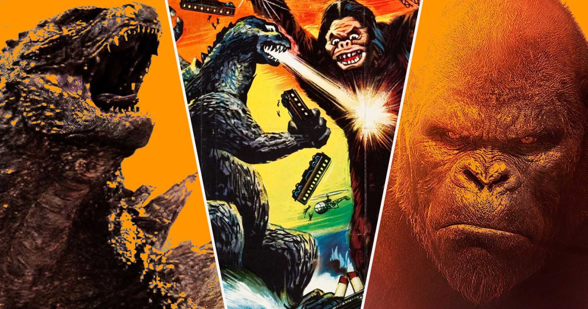 Monsterverse Movies Crossover Godzilla King Kong
