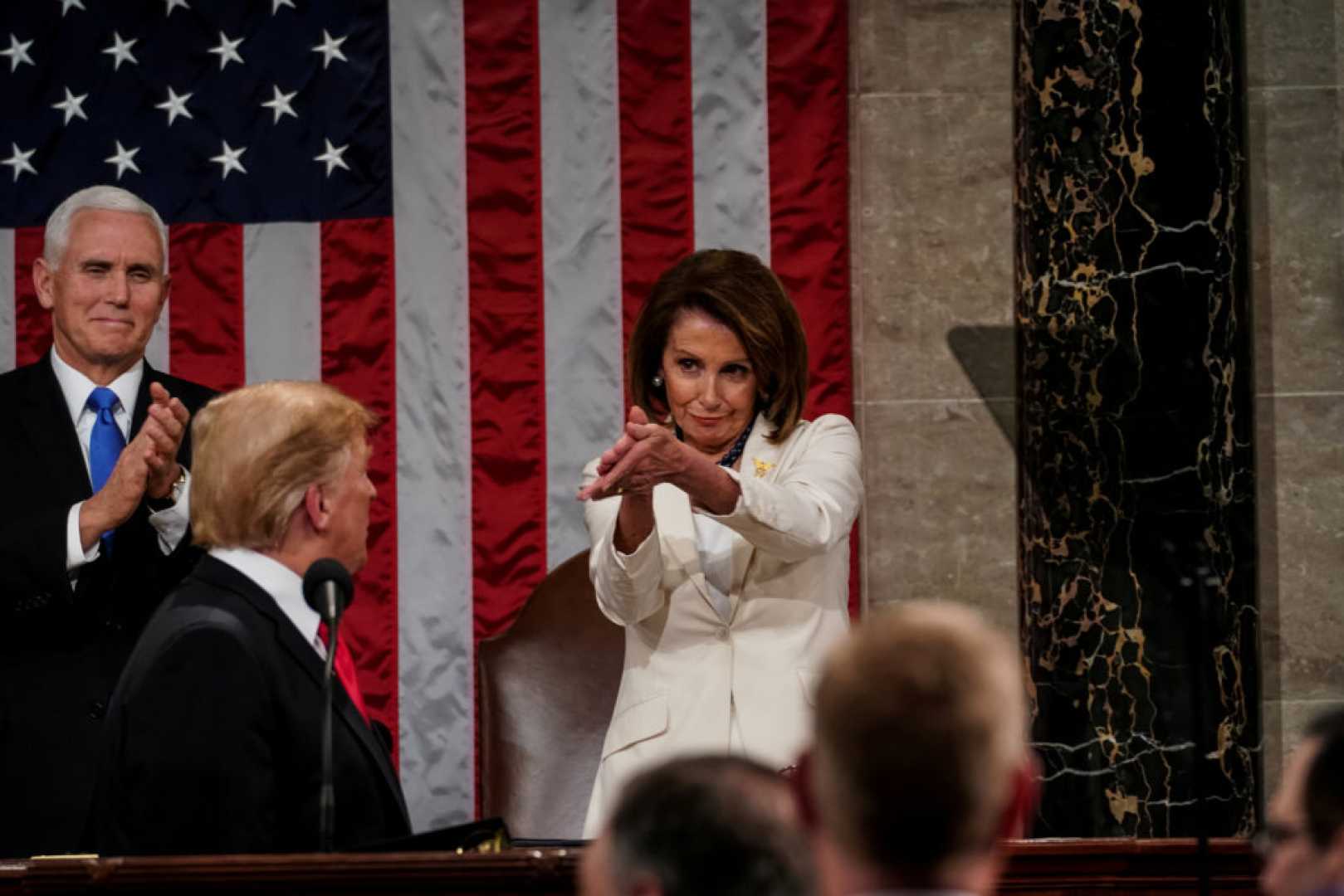 Nancy Pelosi Donald Trump Congress Speech