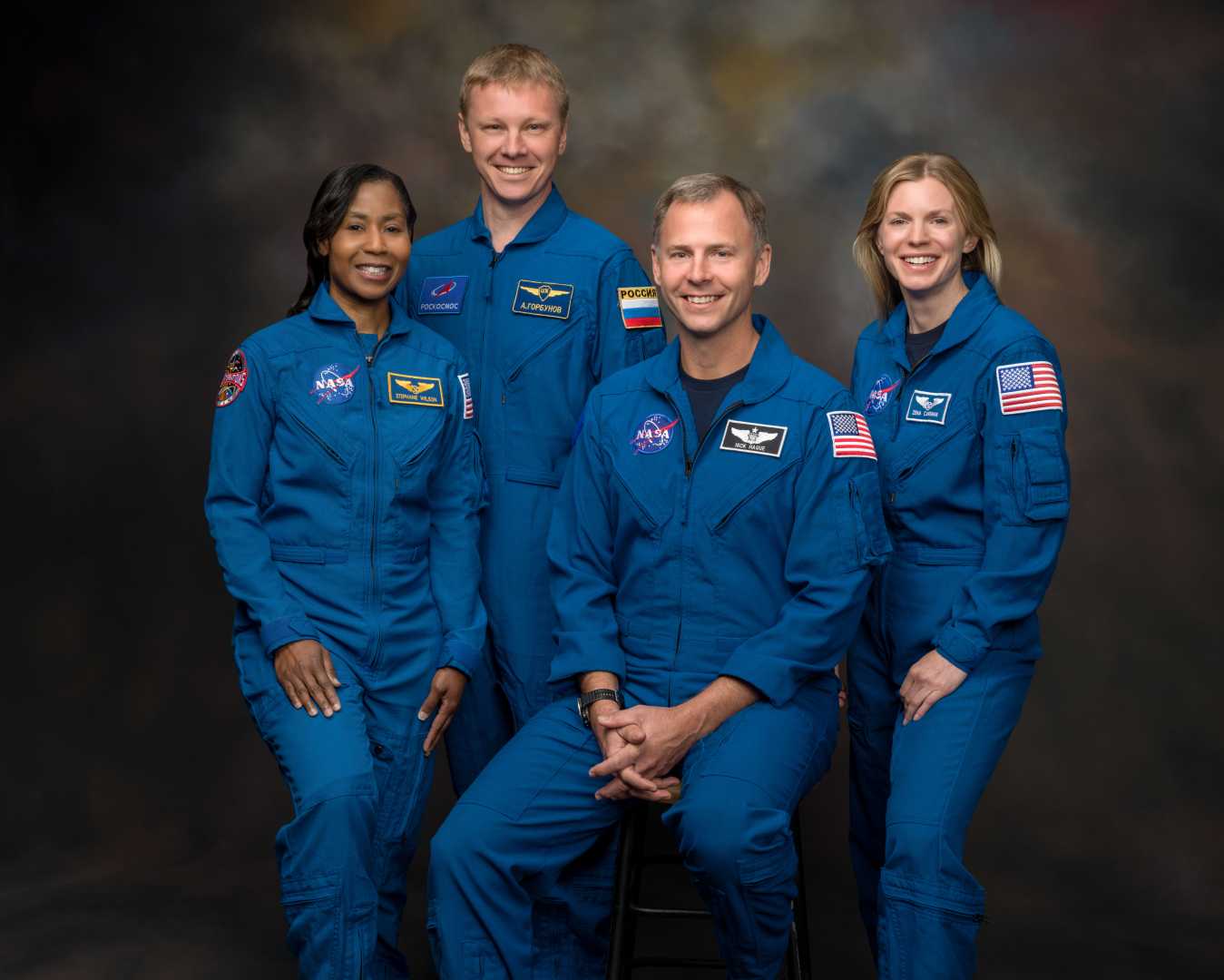 Nasa Crew 9 Astronauts In Spacecraft