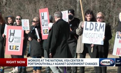 National Visa Center Portsmouth Protest Workers