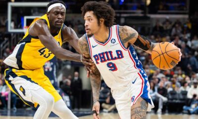 Nba 76ers Vs Pacers Game Action