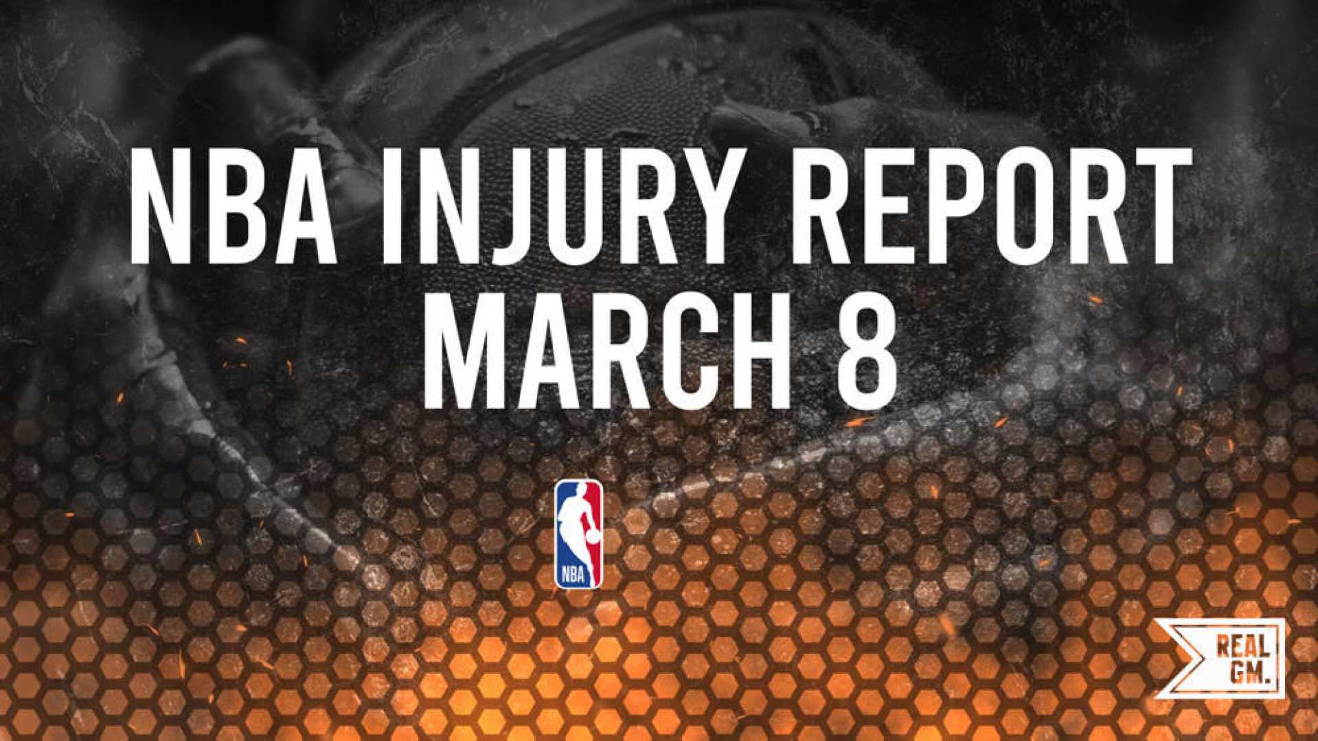 Nba Injury Report Players Updates March 2025