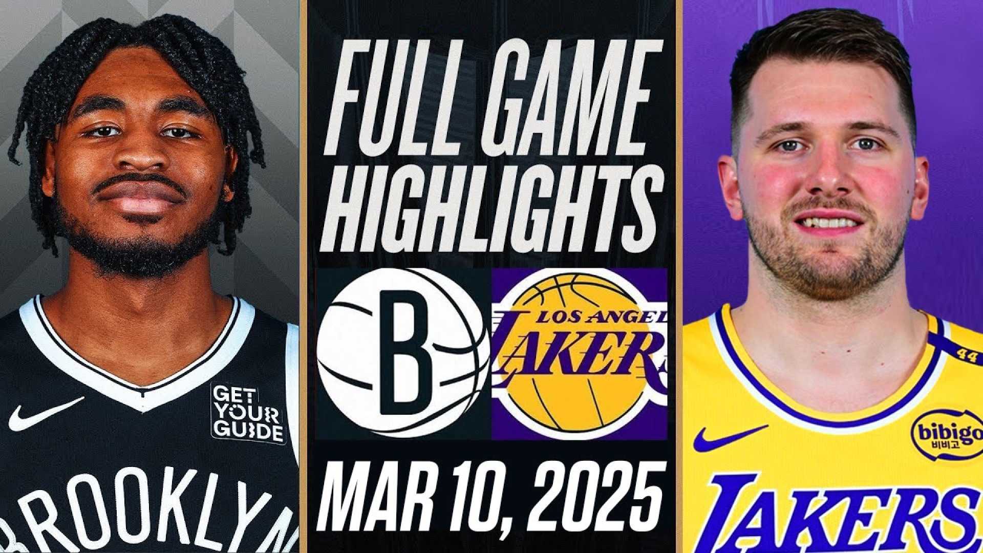 Nba Lakers Nets Game Highlights