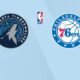 Nba Timberwolves 76ers Game Live Action