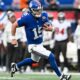 New York Giants Quarterback Tommy Devito In Action