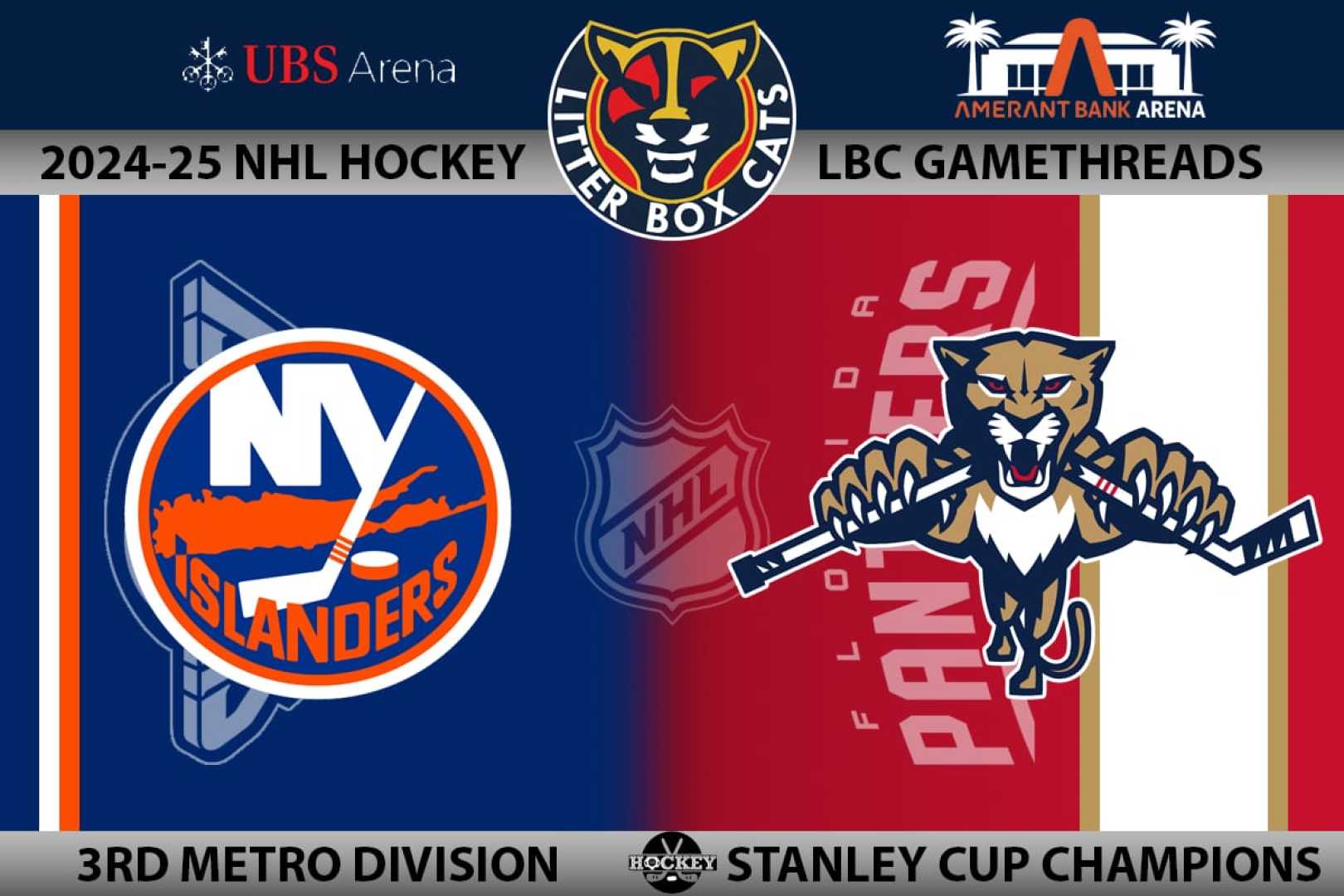 New York Islanders Vs Florida Panthers Hockey Game