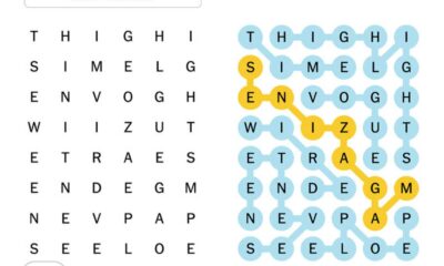 New York Times Strands Puzzle Grid