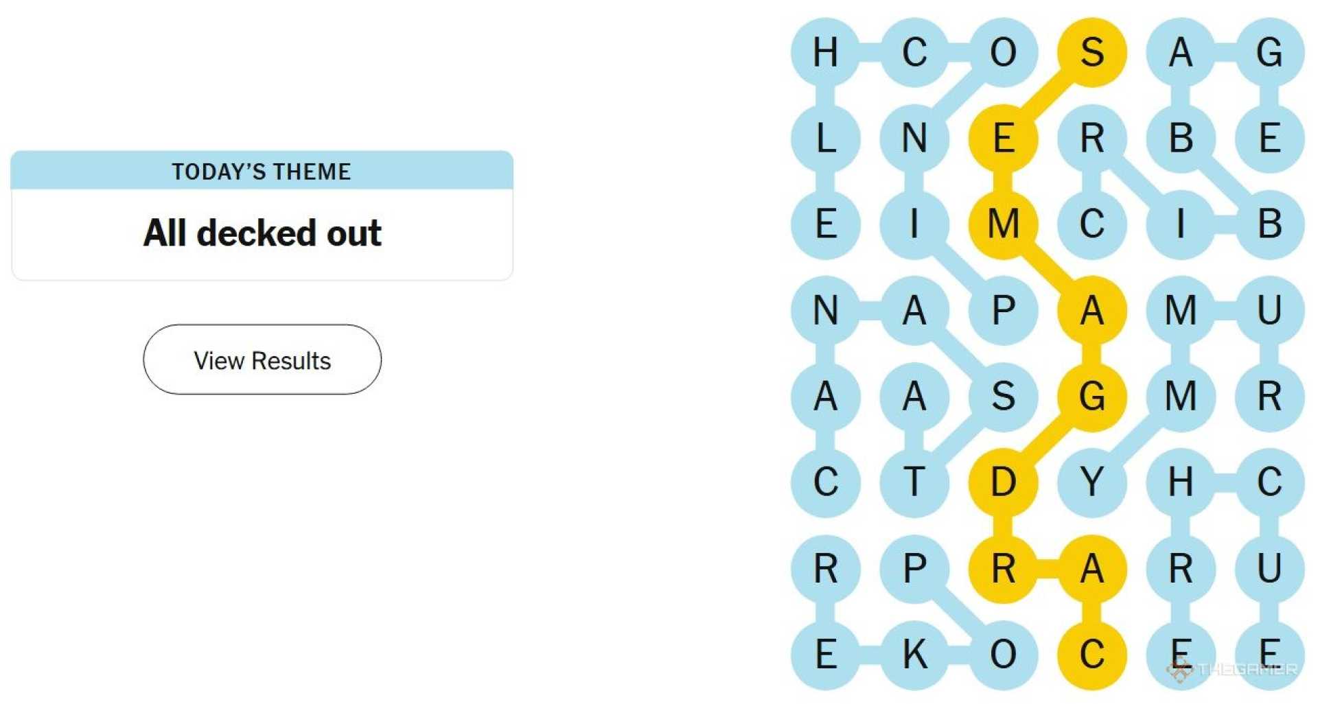 New York Times Strands Puzzle March 7 2025