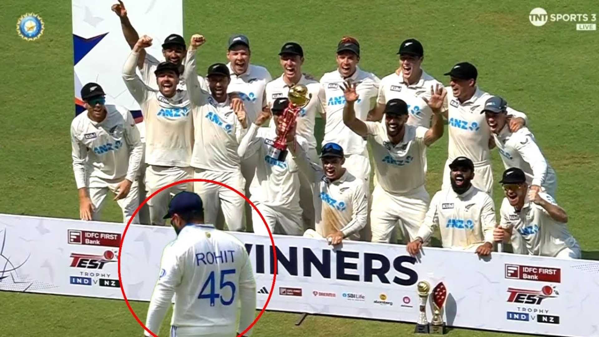 New Zealand Cricket Team Celebrating Victory