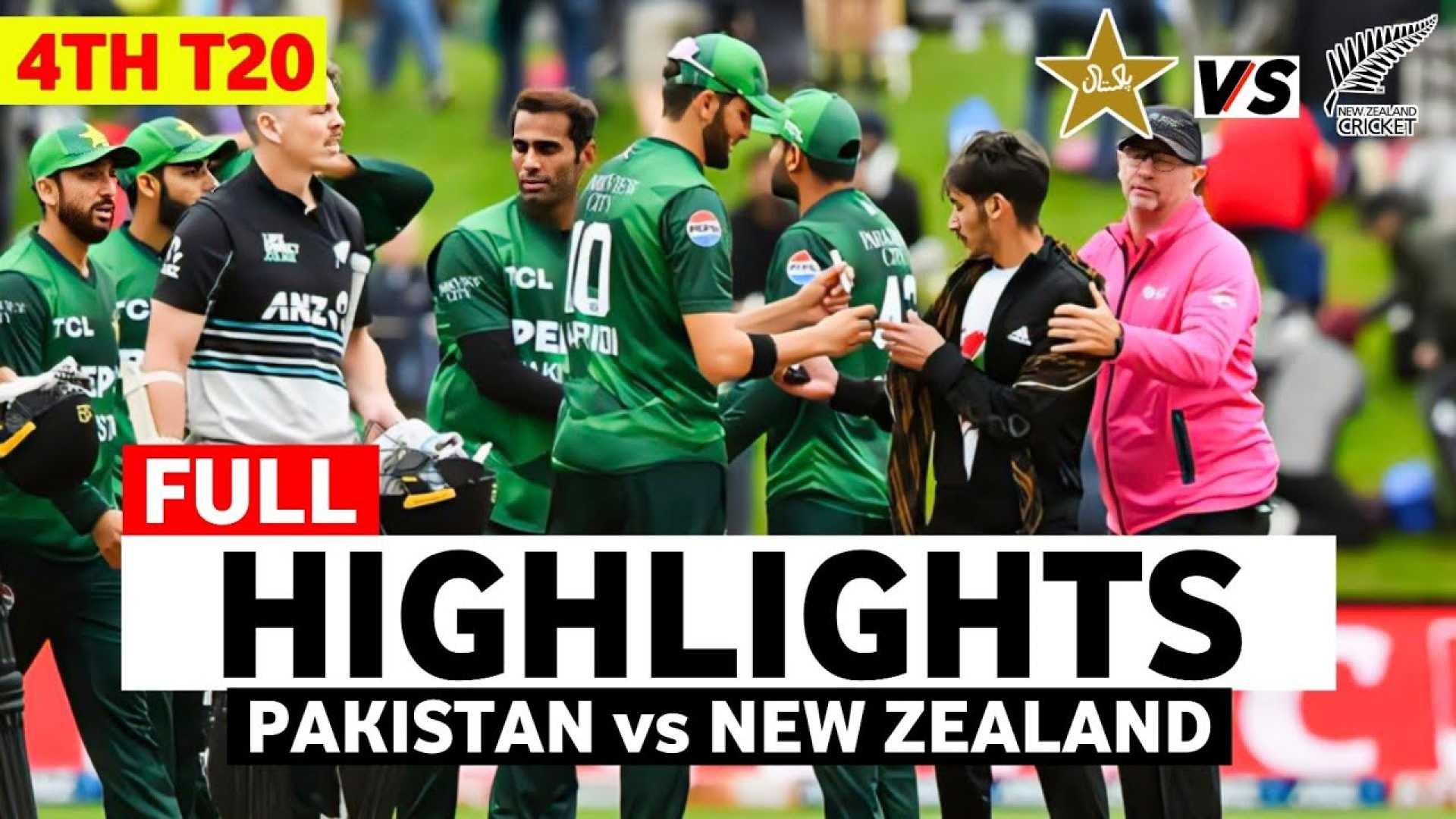 New Zealand Pakistan Cricket Match Highlights