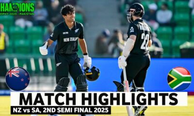 New Zealand Vs South Africa Icc Champions Trophy Semi Final