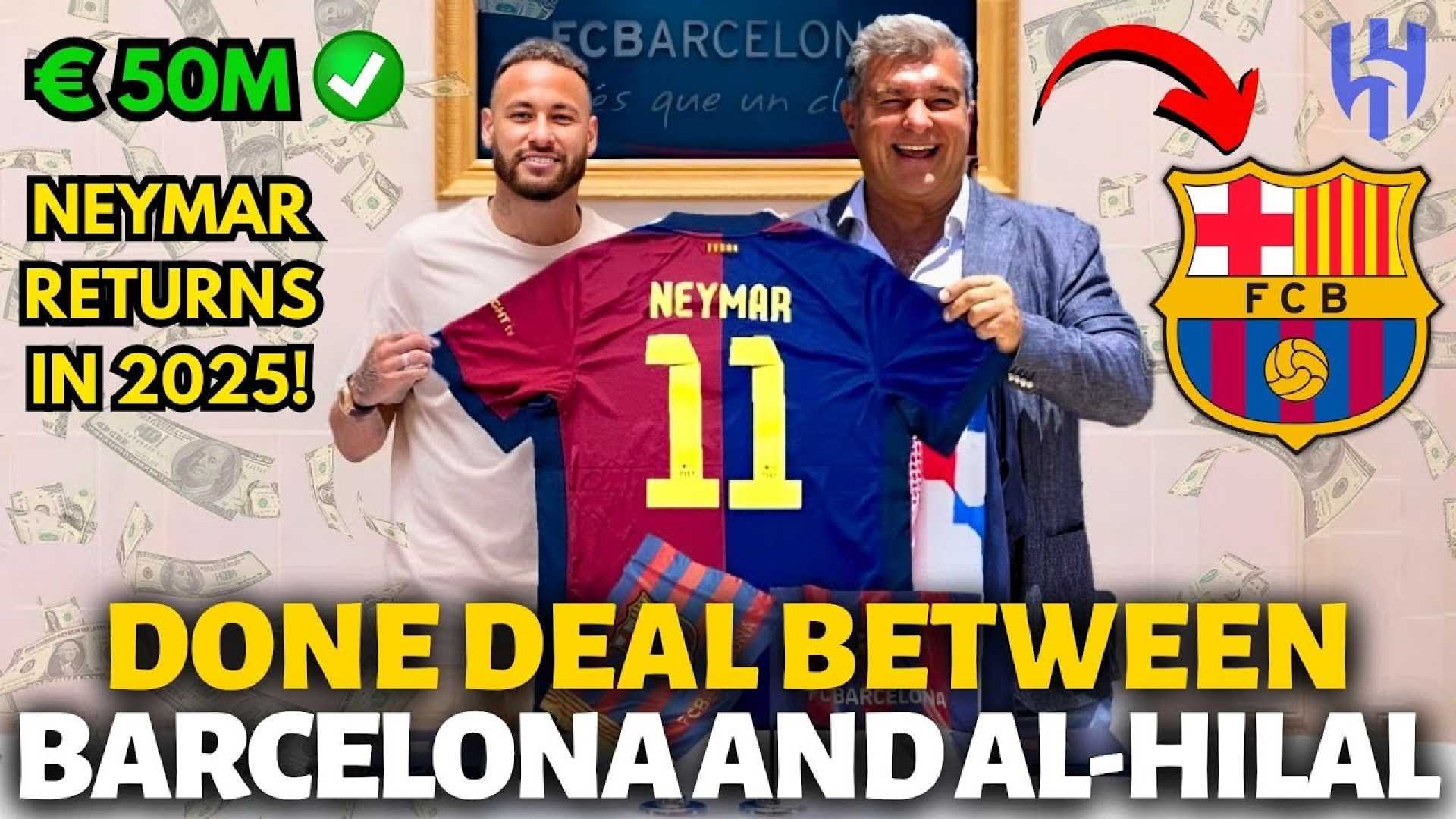 Neymar Barcelona Transfer Rumors 2025