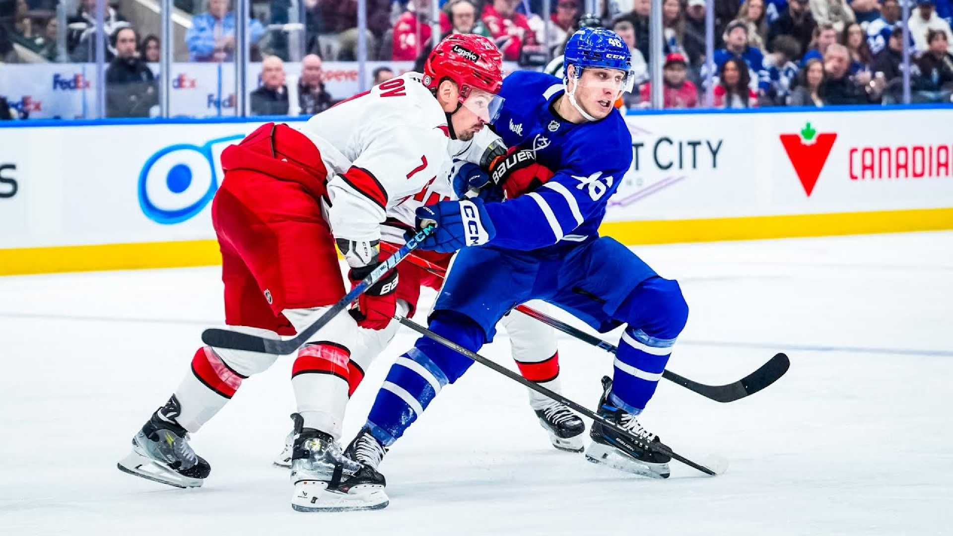 Nhl Action Toronto Maple Leafs Vs Carolina Hurricanes Game