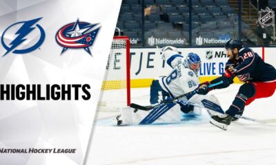 Nhl Blue Jackets Lightning Game Highlights