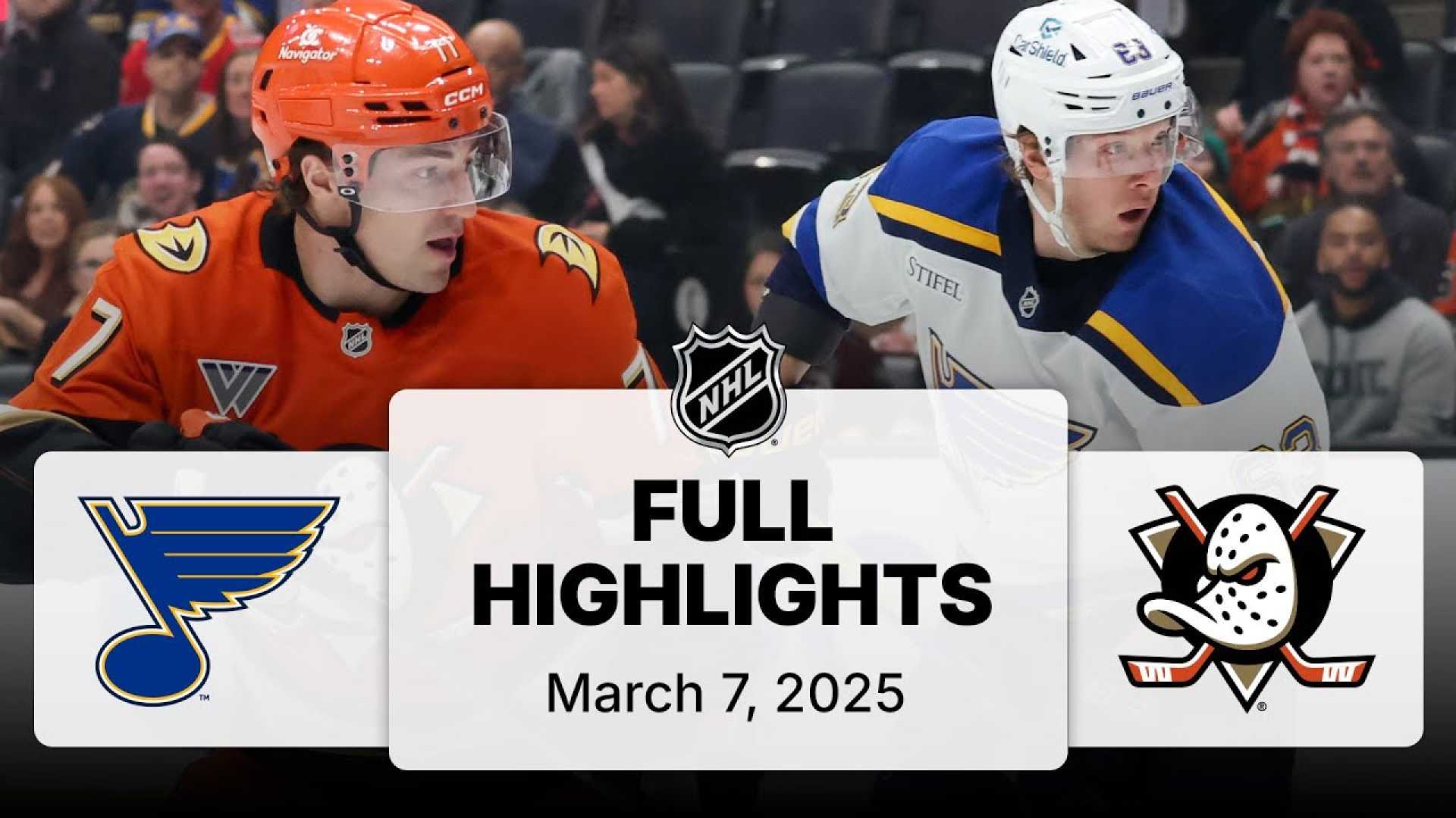 Nhl Game Highlights Blues Vs Ducks March 2025