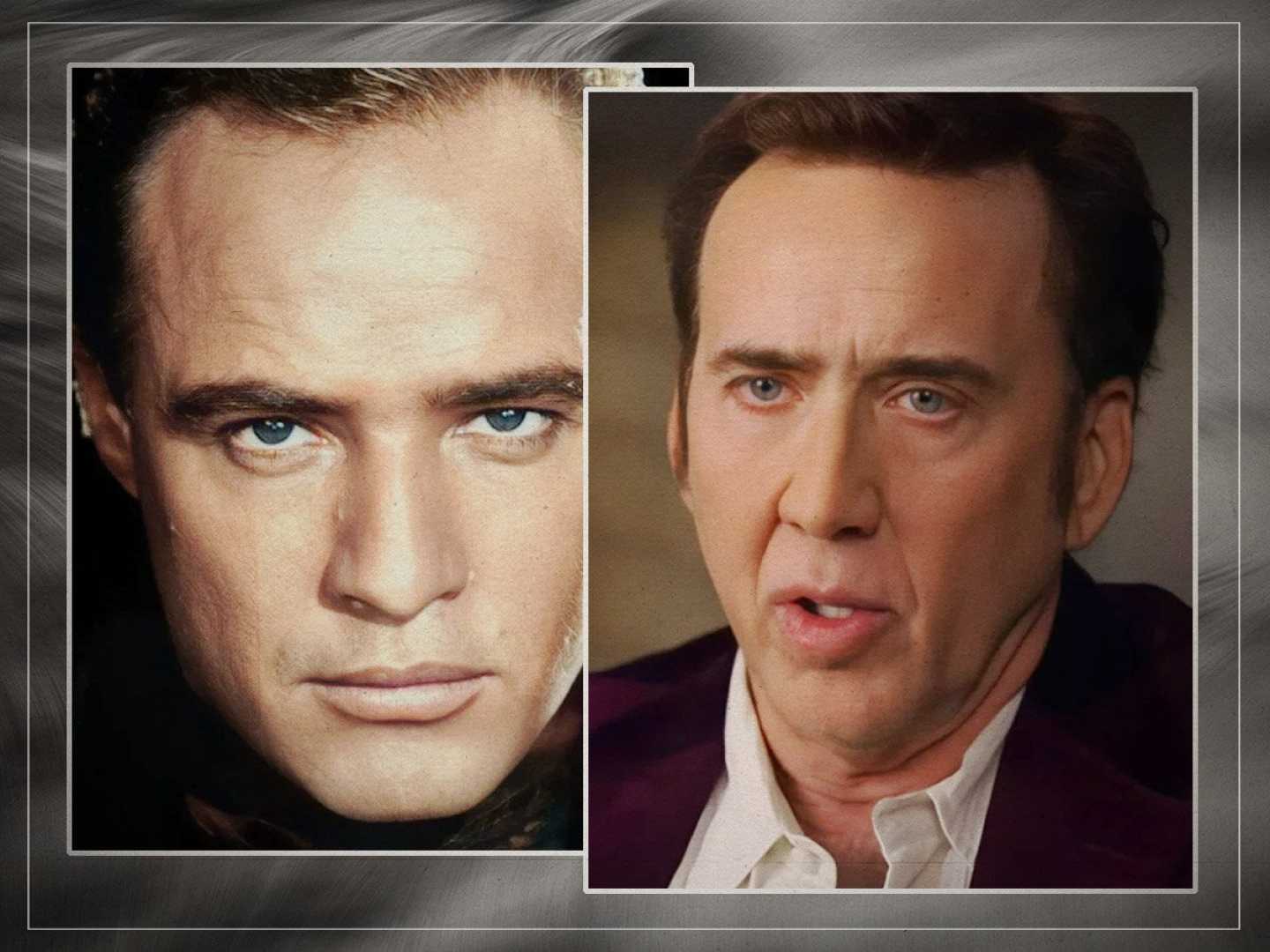 Nicolas Cage Jerry Lewis Marlon Brando Comparison