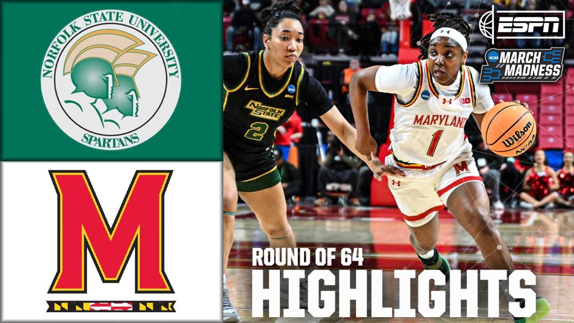 Norfolk State Spartans Vs Maryland Terrapins Ncaa