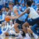 North Carolina Tar Heels Basketball Action