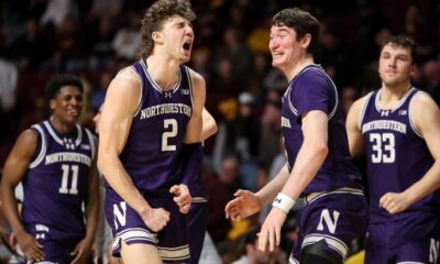 Northwestern Basketball Win Against Iowa February 2025