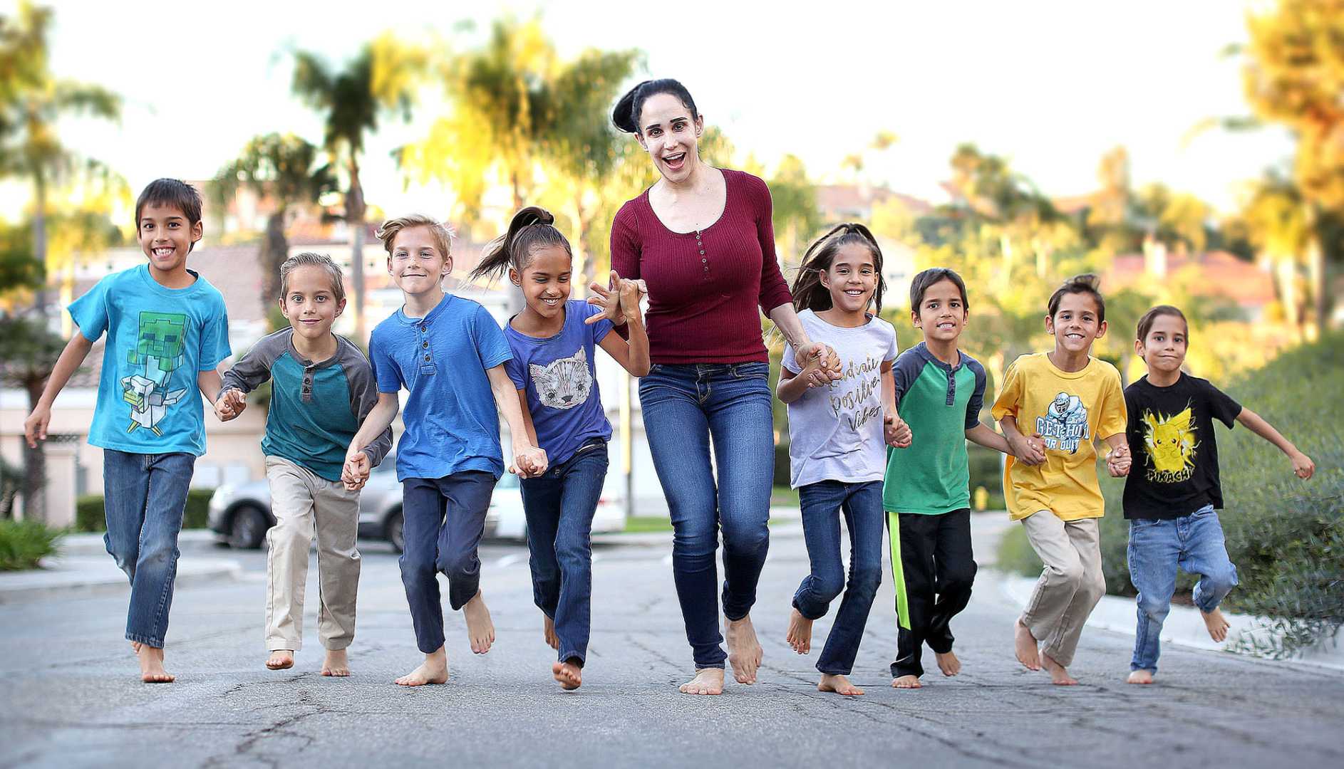 Octomom Natalie Suleman Family Photo