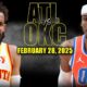 Oklahoma City Thunder Vs Atlanta Hawks Basketball Game