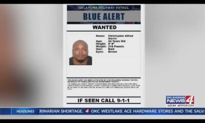 Oklahoma Highway Patrol Blue Alert Suspect Shooting