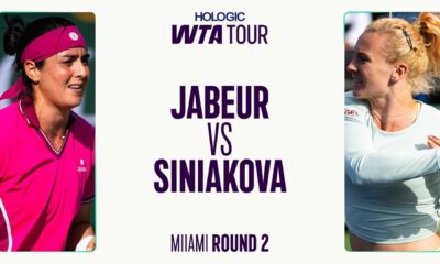 Ons Jabeur Vs Katerina Siniakova Miami Open Tennis Match