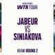 Ons Jabeur Vs Katerina Siniakova Miami Open Tennis Match