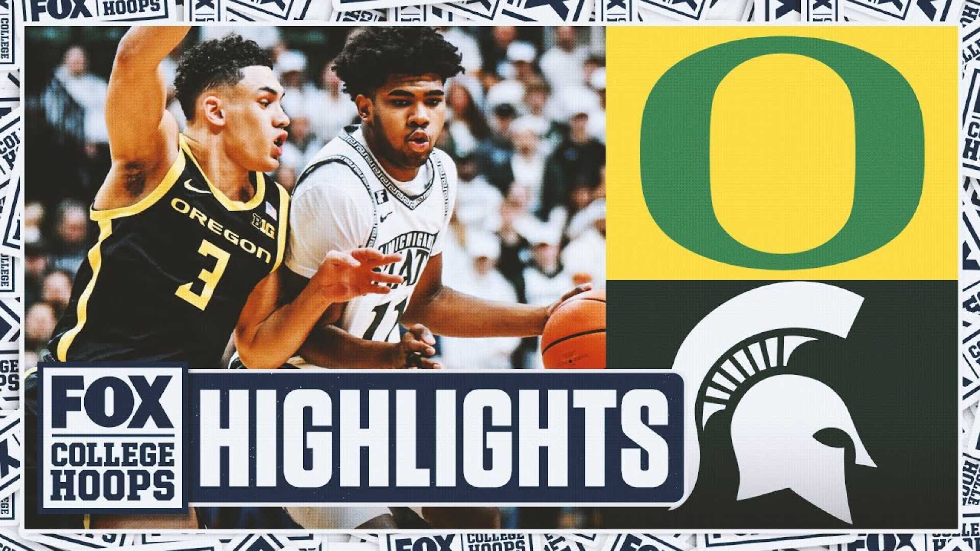 Oregon Ducks Vs Michigan State Spartans Basketball