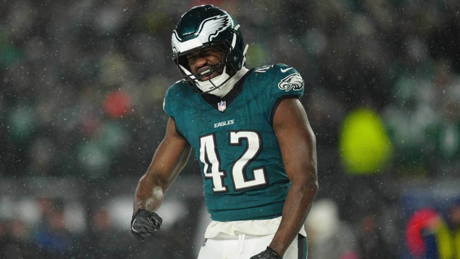 Oren Burks Philadelphia Eagles Football Player